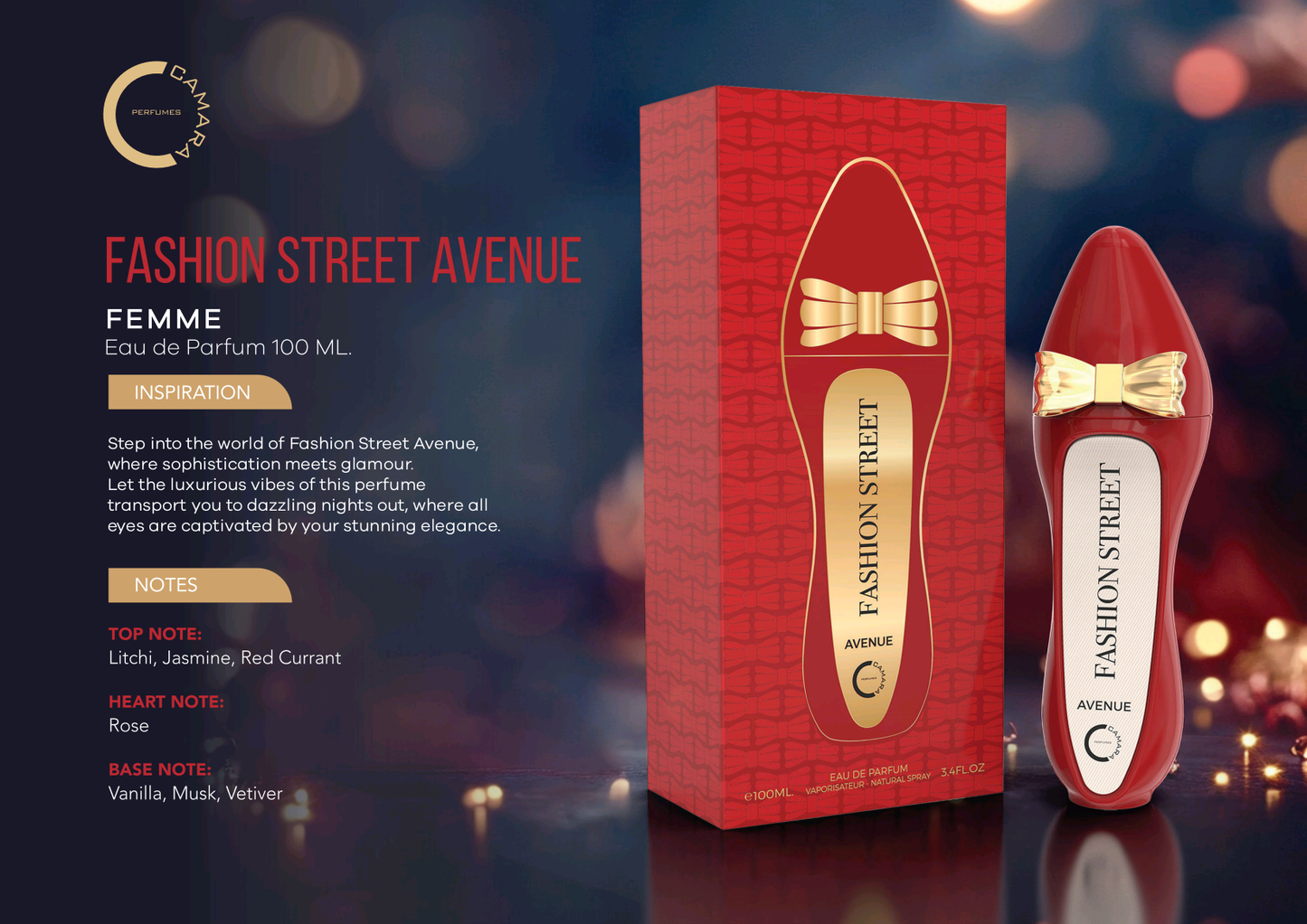 FASHION STREET AVENUE WOMAN BY CAMARA