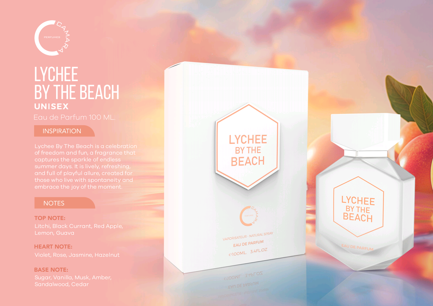 LYCHEE BY THE BEACH CAMARA 100ml