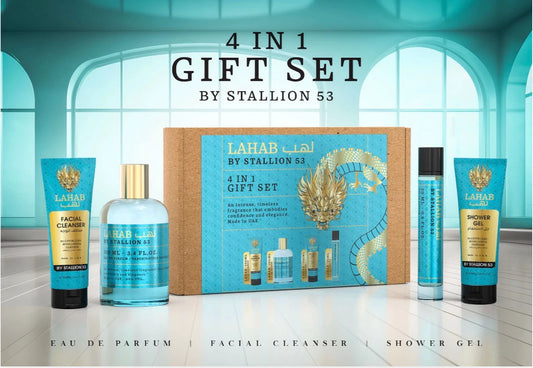 GIFT SET 4 IN 1 LAHAB BY STALLION 53