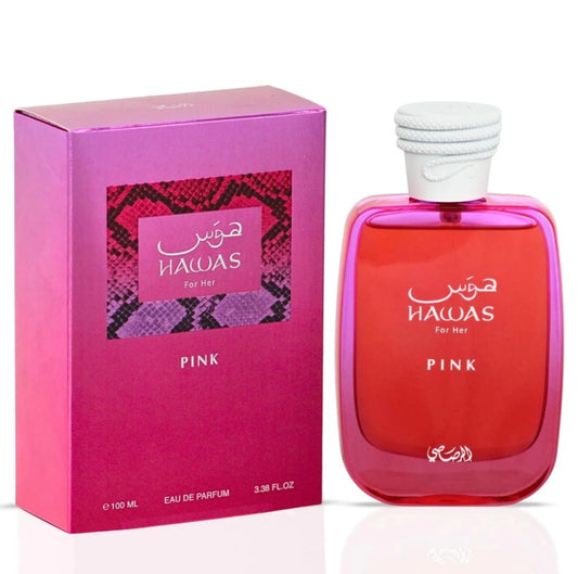 Hawas Pink For Her (TESTER)Eau De Parfum Spray 100ml (3.4 Oz) By Rasasi